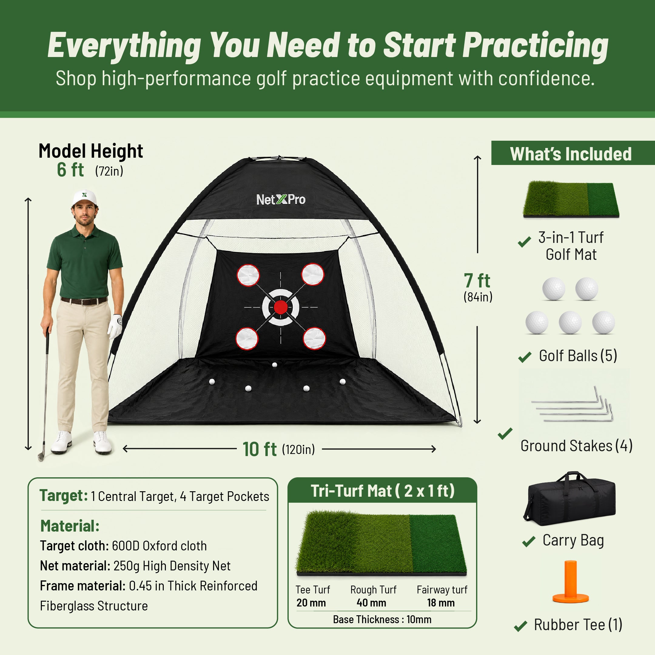NetXPro Golf Net ImpactX
